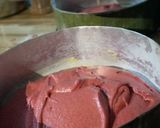 A picture of step 13 of 3 flavors Cake (CHOCOLATE, VANILLA, RED VELVET CAKES).