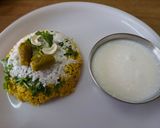 A picture of step 5 of Masale bhat.