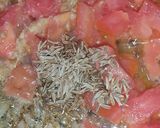 A picture of step 6 of Maghaz Masala or Brain Masala.