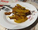 Puha, omlós csirke fűszeres, ropogós krumplival 🫠 recept fázis 4 fotója