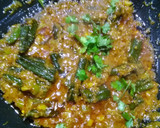 பிந்தி மசாலா(Bindi masala recipe in tamil) ரெசிபி ஸ்டேப் 8 புகைப்படம்