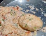 A picture of step 1 of Masala rice flour roti.