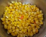 A picture of step 1 of Corn 🥗 with vegetable salad.