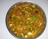 சுட்ட தக்காளி பூண்டு சட்னி(Burnt& roasted tomato garlic chilli chutney recipe in tamil) ரெசிபி ஸ்டேப் 6 புகைப்படம்