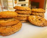 Φωτογραφία βήματος 9 της συνταγής Salted chocolate chunk cookies - μπισκότα με κομματάκια σοκολάτας