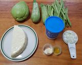 Foto del paso 1 de la receta: Verduras con queso y crema