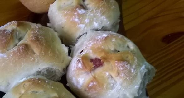 Como hacer Pan Rústico De Cebolla Y Salame (Masa De Pizza) | Cocinar en casa