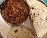 A picture of step 8 of Kantola besan sabji.