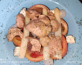 Foto del paso 2 de la receta: Ensalada de hígado de bacalao