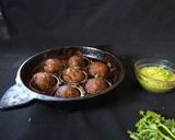 A picture of step 18 of Healthy twist Tapioca vada with mint chutney bombs.