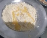 A picture of step 1 of Besan Laddoo.