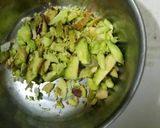 A picture of step 12 of Low fat ghevar.
