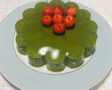 Foto del paso 4 de la receta: Bavaroise de Matcha Relleno con Cerezas!