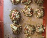Une image de l'étape 6 de TARTINES PESTO/AUBERGINES/POIVRONS.