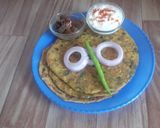 A picture of step 6 of Methi thepla.