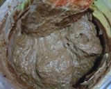 Foto langkah ke 6 dari resep Bolu panggang labu kuning lapis coklat.