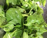 A picture of step 1 of Moong Palak Dal.