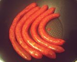 Une image de l'étape 4 de Purée de pommes de terre aromatisée,merguez au boeuf.