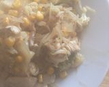 A picture of step 4 of Chicken with Bean Shoots and Vegetables.