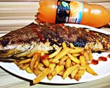 A picture of step 5 of Grilled croaker fish.