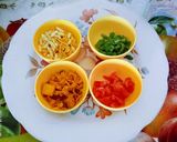 A picture of step 4 of Ice cream Cone and Cone Bhel.