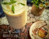 صورة لخطوة 1 من وصفة سموذي مانجو بالنعناع 🍹