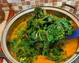 Foto langkah ke 3 dari resep Gulai Daun Ubi Ikan Asap.