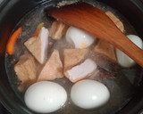 Foto langkah ke 3 dari resep Semur Tahu Telur.