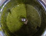 A picture of step 1 of Mint Cashewnut pakoda.