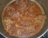 A picture of step 2 of Bhona spicy masala beef.