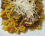 Foto del paso 23 de la receta: Paella vegetariana de alcauciles