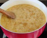 A picture of step 4 of Horlicks Mysore pak.