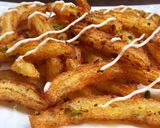 A picture of step 10 of Crispy Potato Churros.