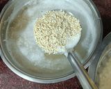 A picture of step 1 of Quinoa Uttapam.