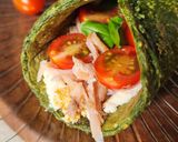 Foto del paso 4 de la receta: 🌯🫔Wrap de espinaca y avena 🌯 Listo en 5'🫔🌯