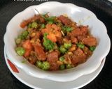 मूग- मटार (Moong Matar Recipe In Marathi) रेसिपी स्टेप 3 फोटो 