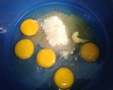 Foto langkah ke 2 dari resep Bolu pandan keju.