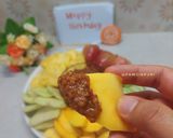 Foto langkah ke 3 dari resep Rujak Buah Untuk Cookpad🎁🥳.