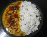 A picture of step 6 of Dal ki dulhan with rice.