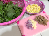 Tumis bayam jagung manis