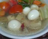 Foto langkah ke 5 dari resep Sayur Sop Telur Puyuh.