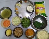 A picture of step 5 of Veg Garden kababs.
