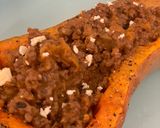 A picture of step 4 of Baked butternut and spicy mince.