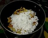 A picture of step 4 of Sabudana khichdi.