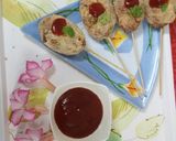 A picture of step 4 of Corn potato lollipop.