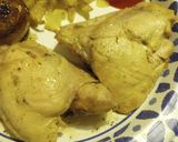 A picture of step 3 of Oven Chicken with Dr. Bakers Cornell Chicken Barbecue sauce.