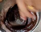 A picture of step 2 of Brownie cake.