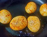 A picture of step 1 of Palak Egg Malai.