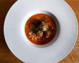 Foto del paso 8 de la receta: Arroz caldoso de butifarra, espárragos y alcachofas