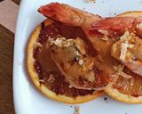 Foto del paso 8 de la receta: Langostino Brown a la plancha con salsa de naranja sanguina